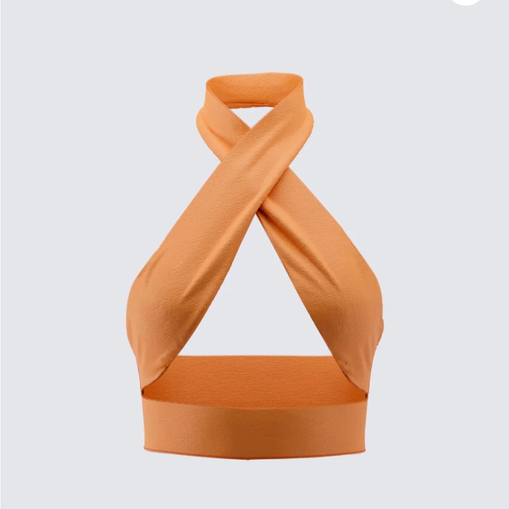 FLASH SALE Orange bandeau top NWT